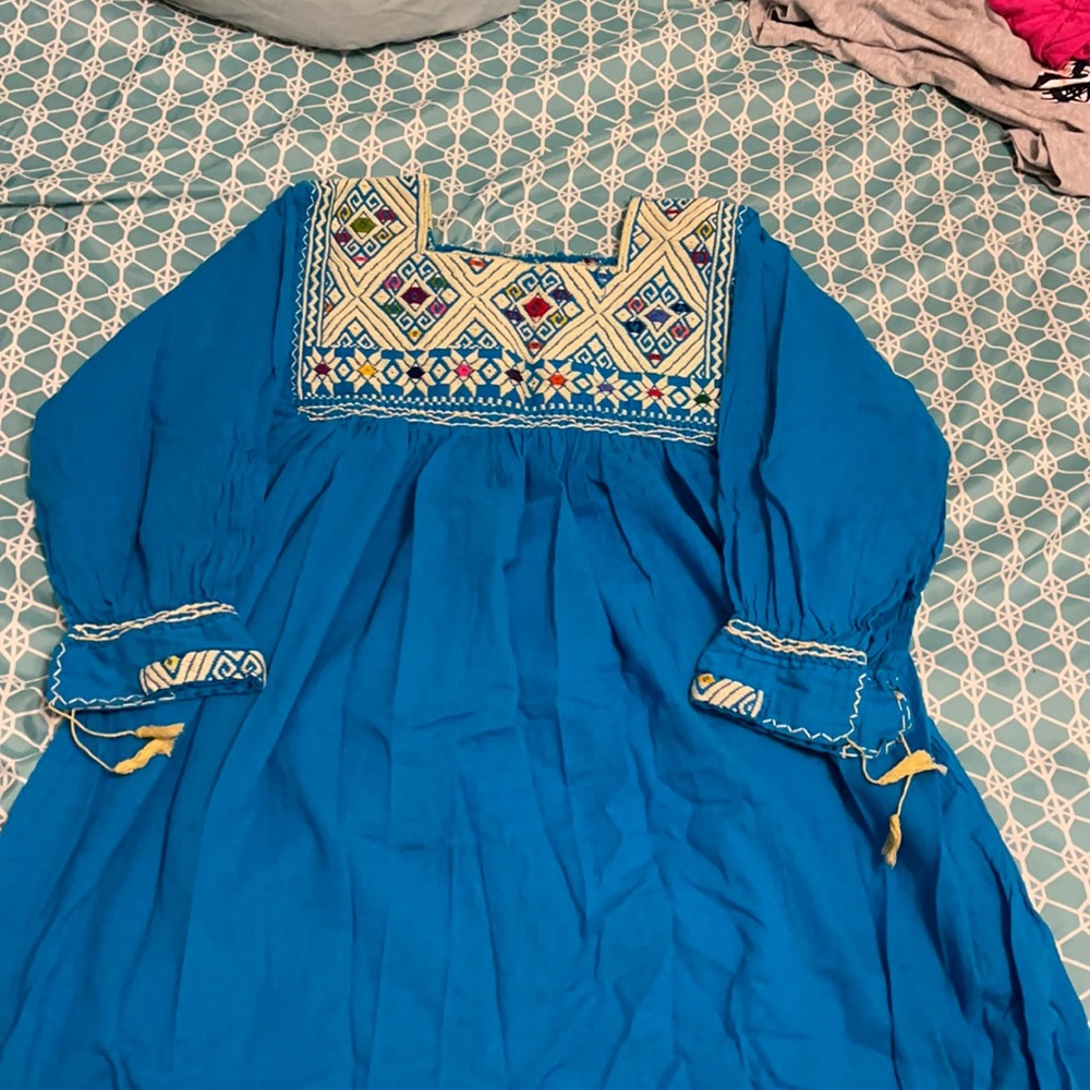 Turquoise top from Mexico